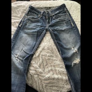 Mens Buckle Black jeans W32 L31